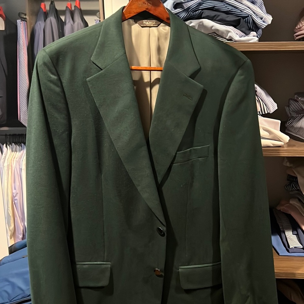 Paul Stuart Green wool jacket